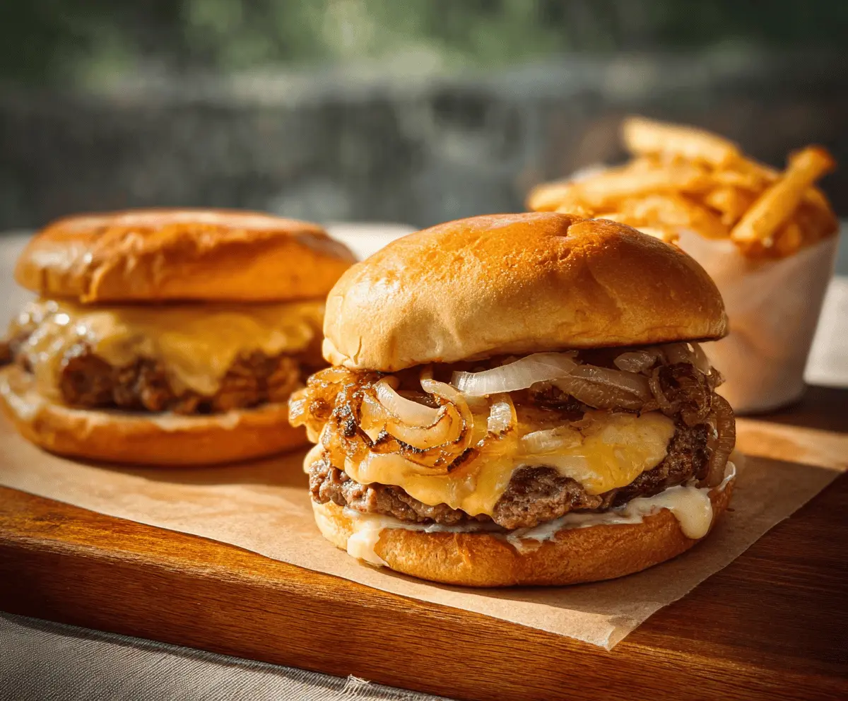 Easy Oklahoma Onion Burgers Recipe