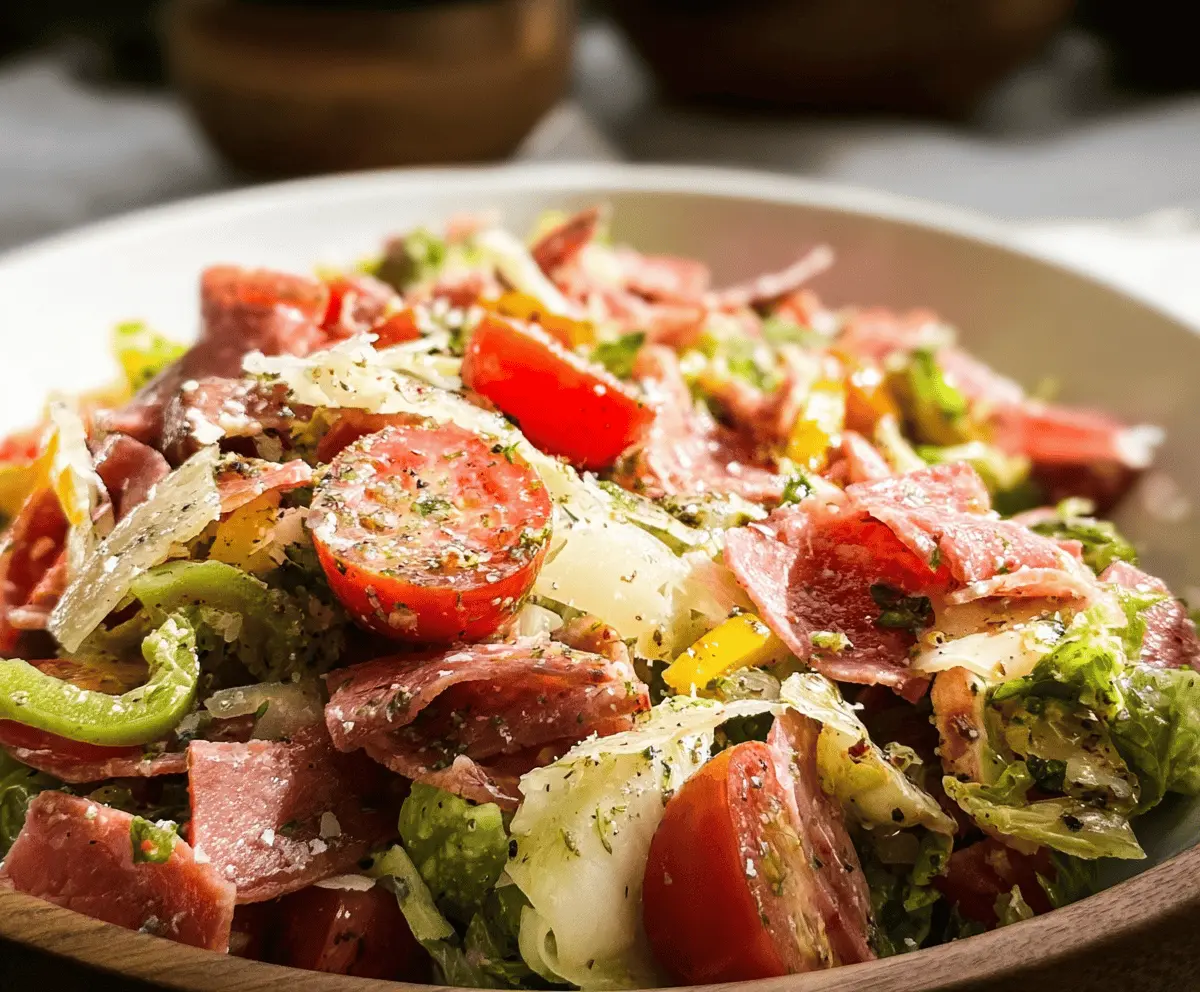 Easy Italian Grinder Salad Recipe
