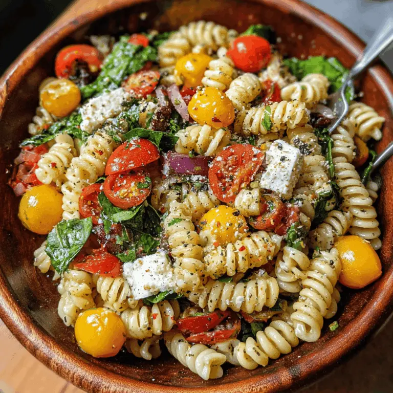 Easy Summer Pasta Salad Recipe