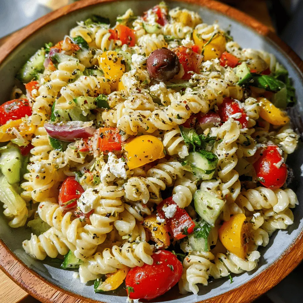Easy Summer Pasta Salad Recipe