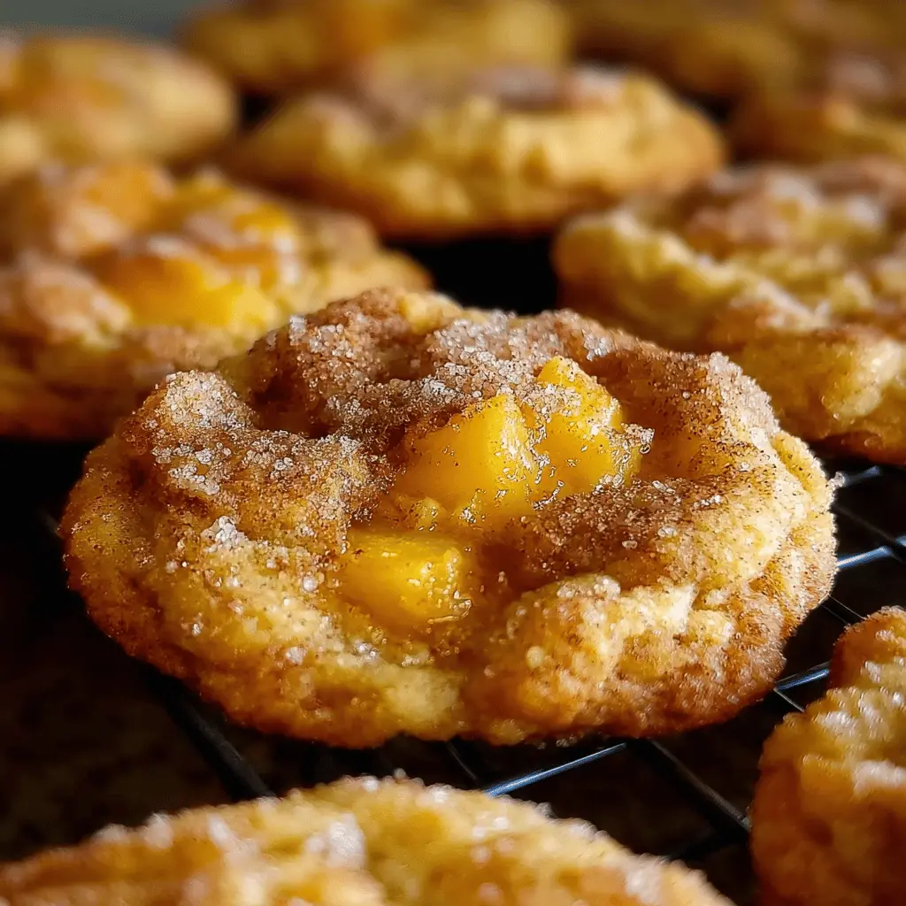 Easy Peach Cobbler Cookies Recipe