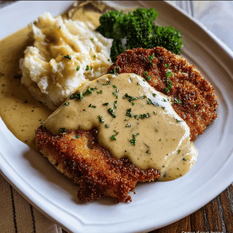 Easy Pork Schnitzel with Creamy Dijon Gravy