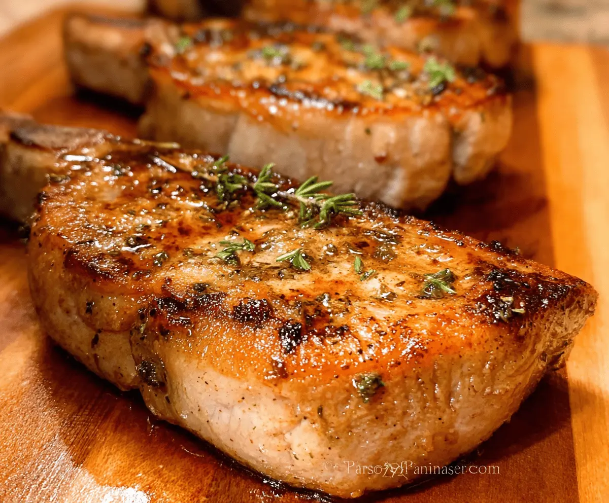 Easy Juicy Oven Baked Pork Chops Recipe
