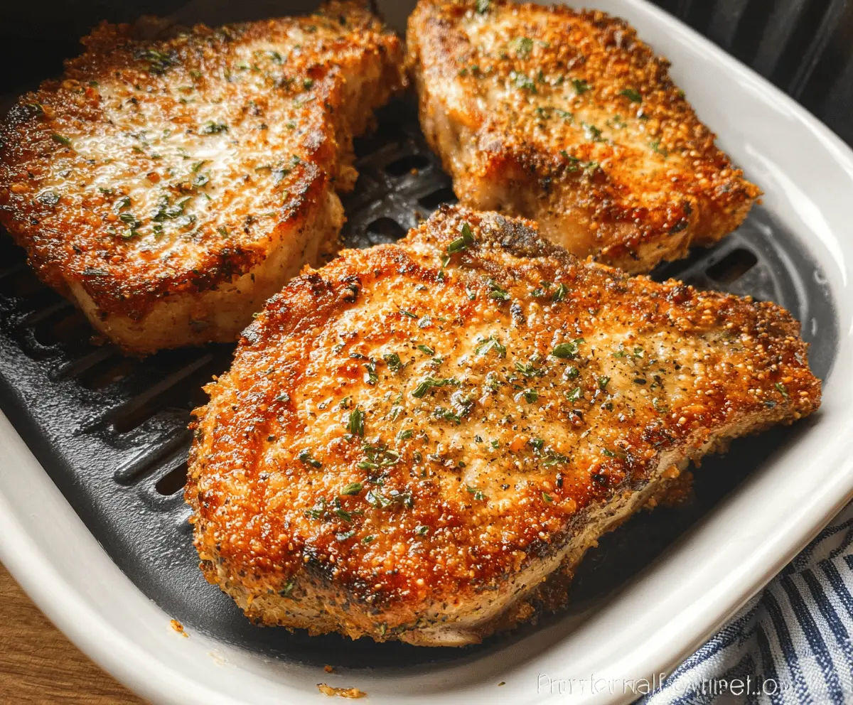 Easy Crispy Air Fryer Pork Chops Recipe