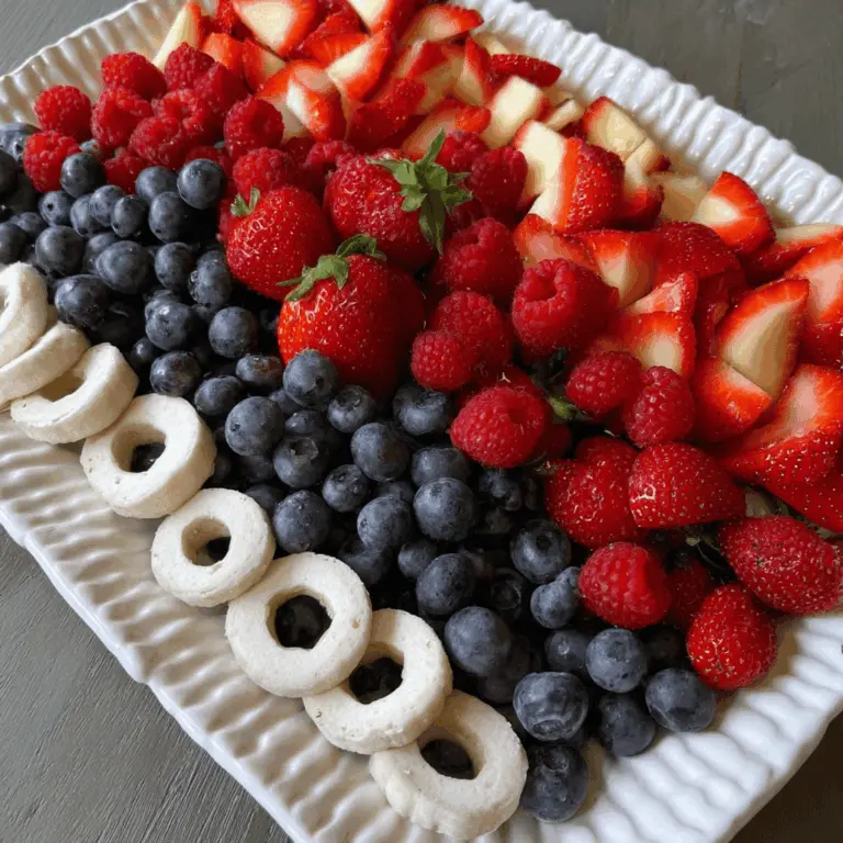Easy 4th of July Fruit Platter Recipe