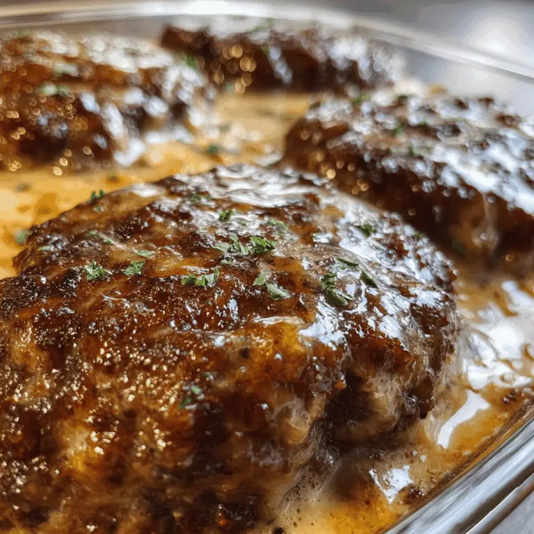 Easy Amish Hamburger Steak Bake Recipe