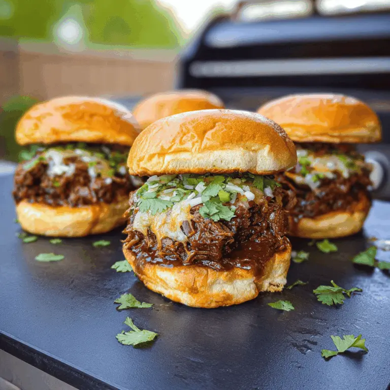 Easy Smoked Beef Birria Burgers Recipe