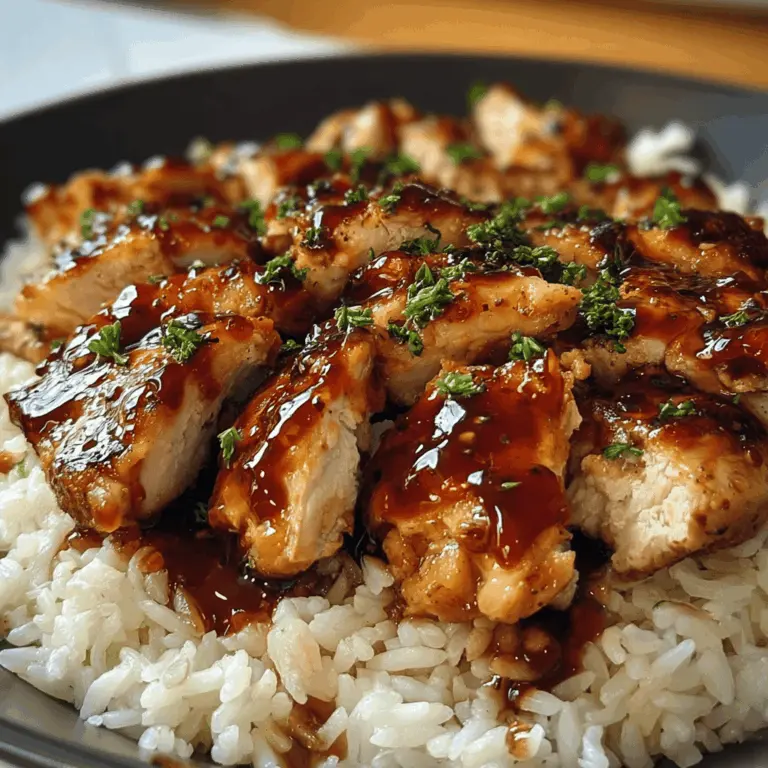 Easy One-Pan Honey BBQ Chicken and Rice