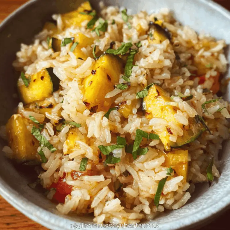 Easy Summer Squash Rice Recipe for Quick Meals