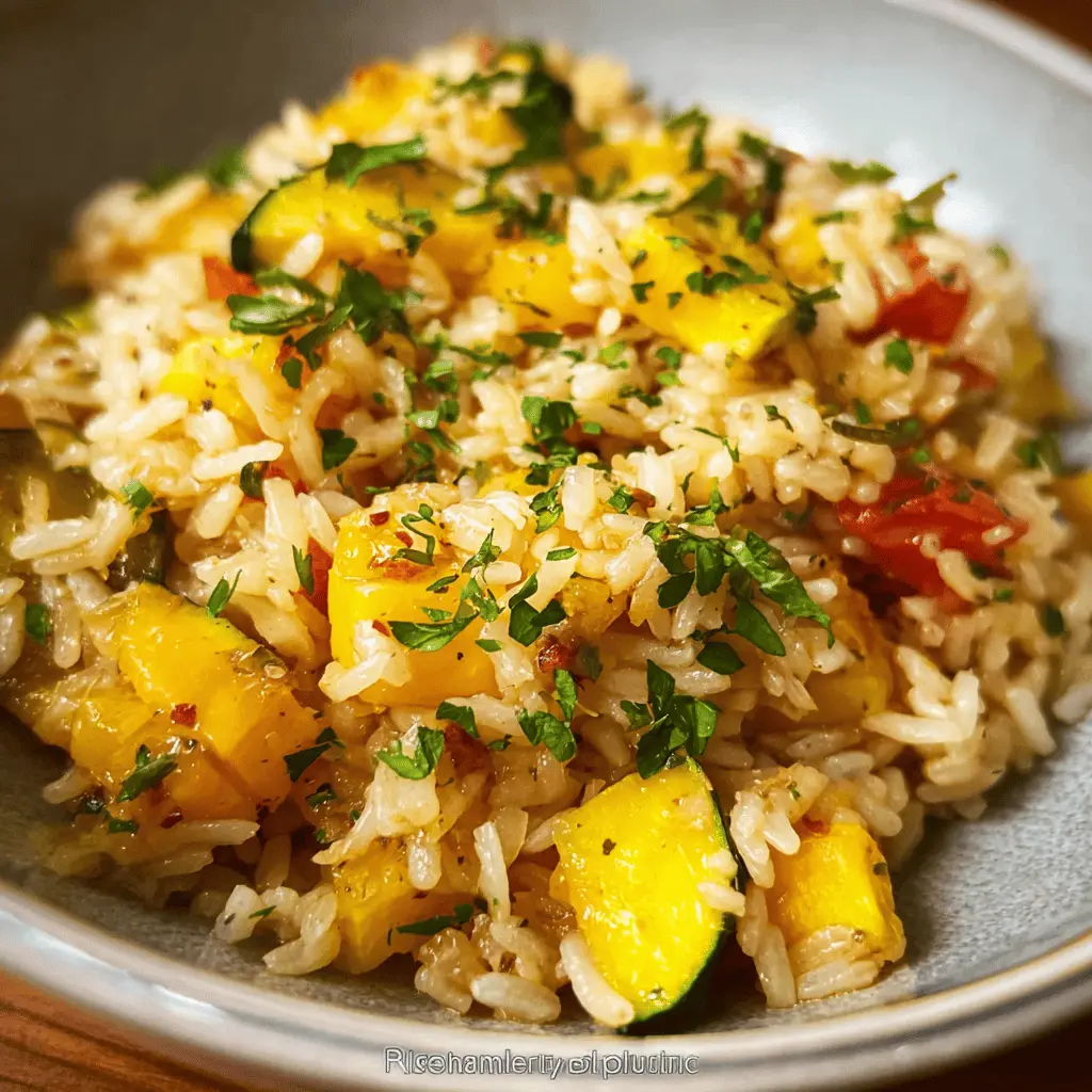 Easy Summer Squash Rice Recipe for Quick Meals