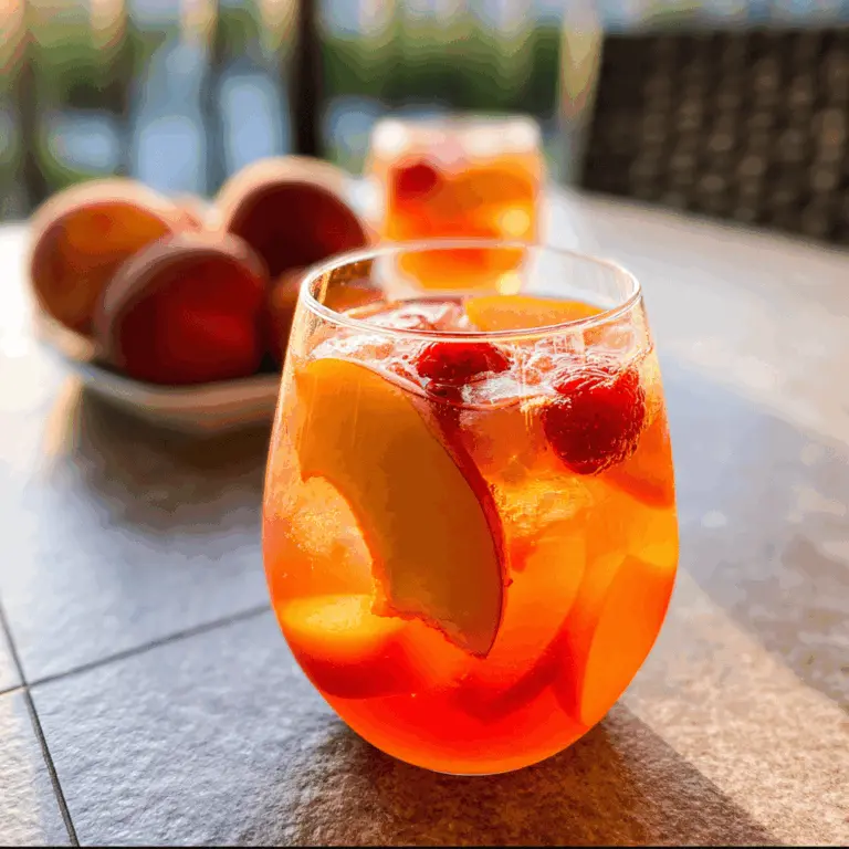 Refreshing Peach Rosé Sangria Recipe