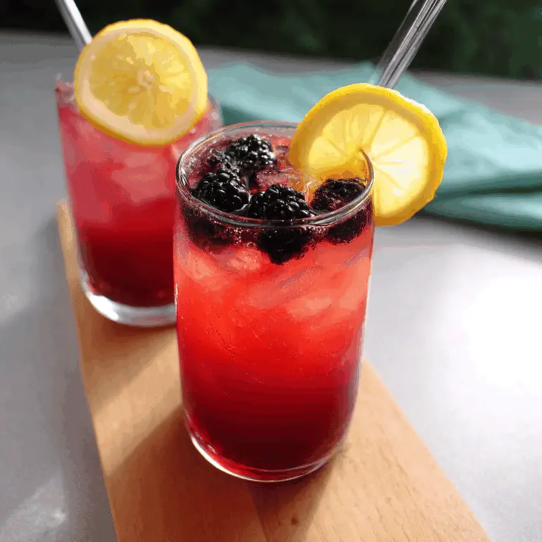 Refreshing Fresh Blackberry Lemonade Recipe