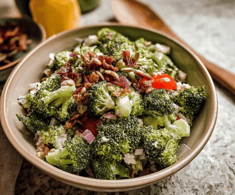 Easy Healthy Broccoli Salad Recipe