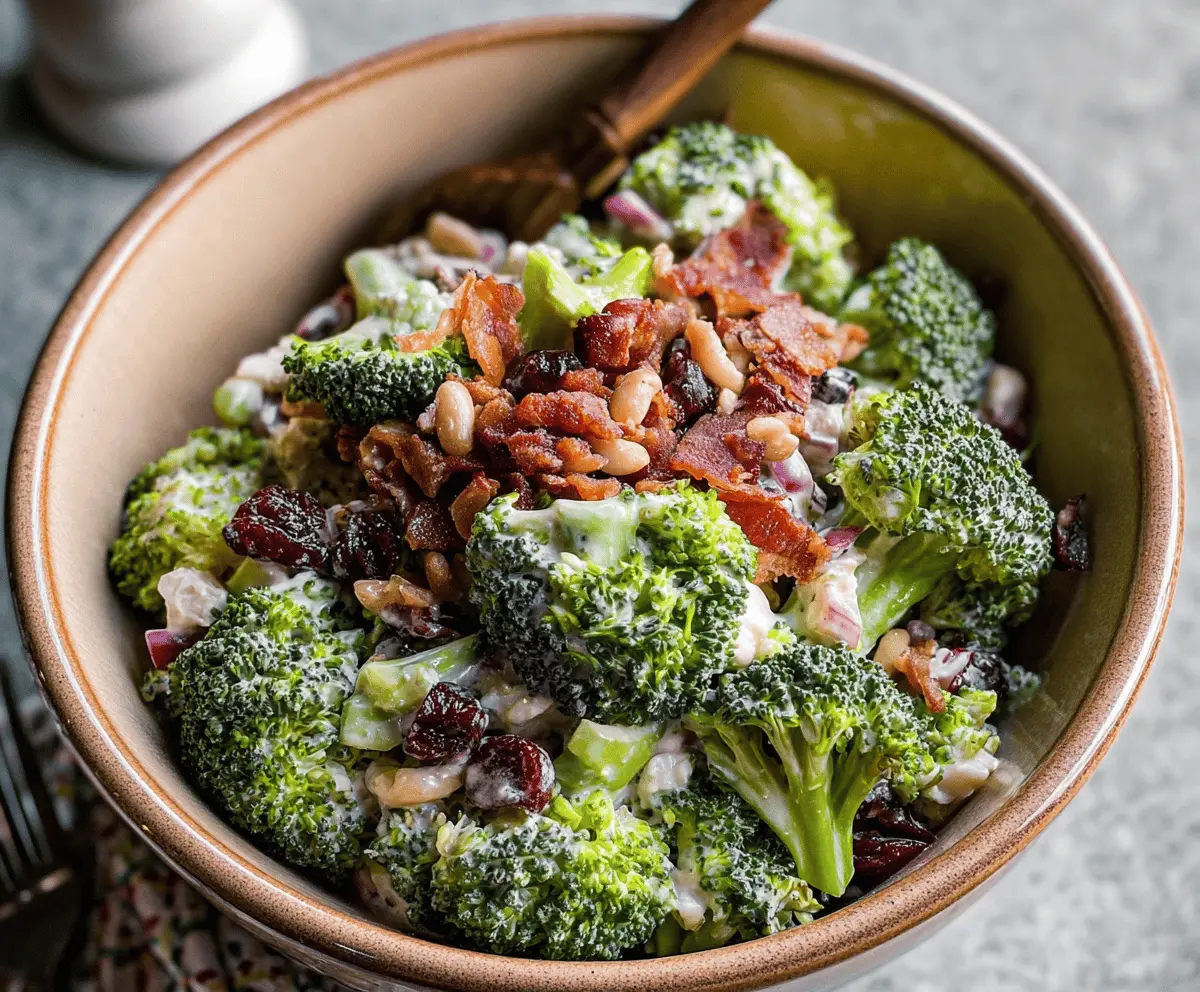 Easy Healthy Broccoli Salad Recipe