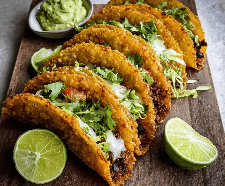 Crispy Black Bean Tacos – Easy & Healthy Recipe