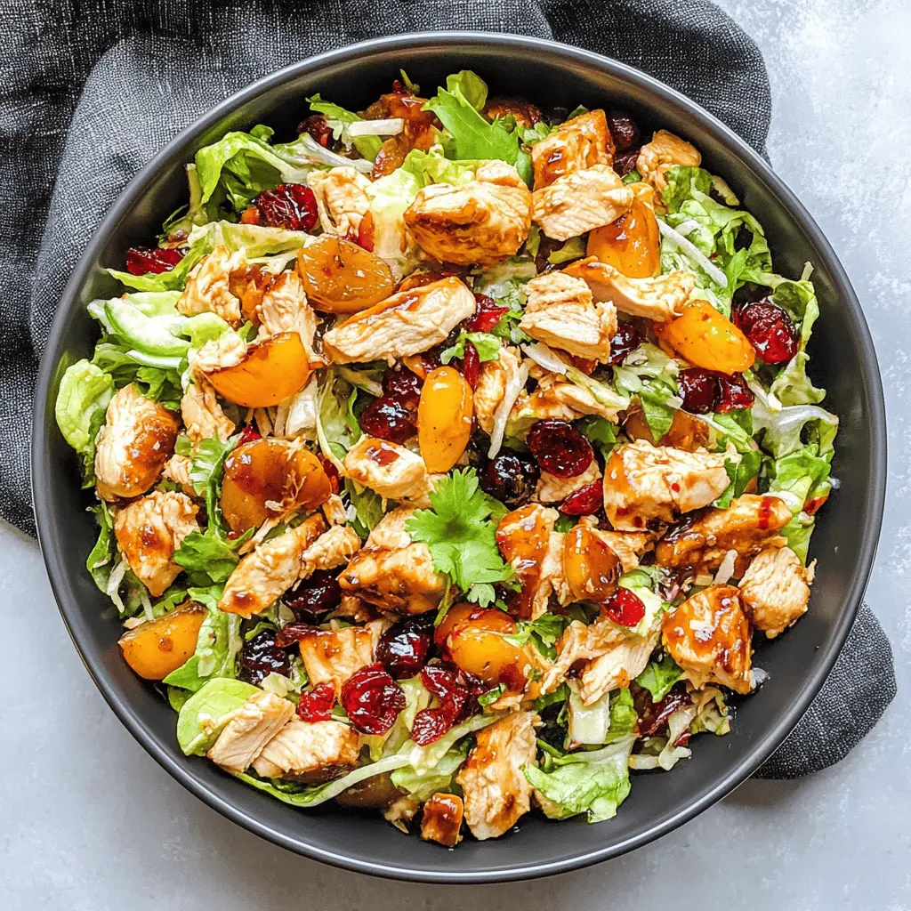 Easy Asian Chicken Cranberry Salad Recipe