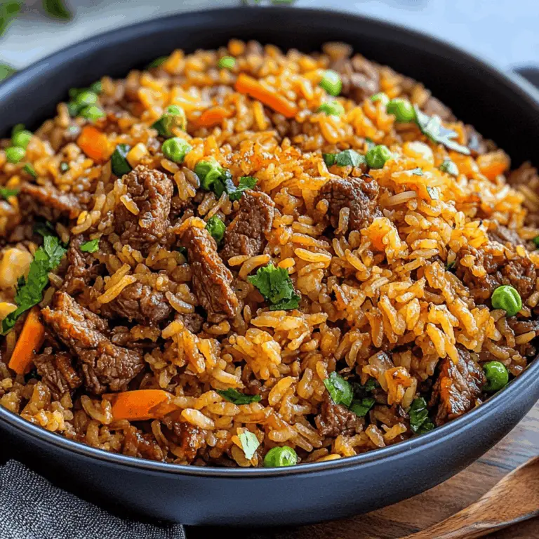 Easy Beef Fried Rice Recipe for Quick Dinners