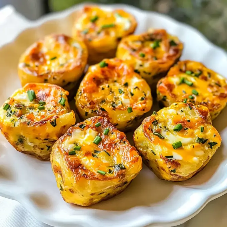 Cheesy Potato Chive Egg Bites – The Perfect Breakfast on the Go!