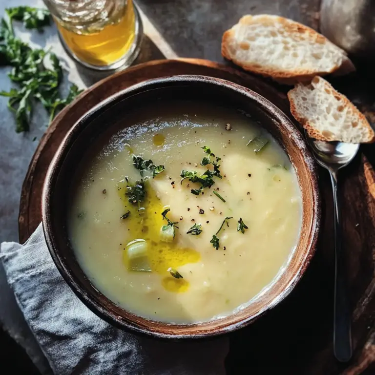 Creamy Potato Leek Soup