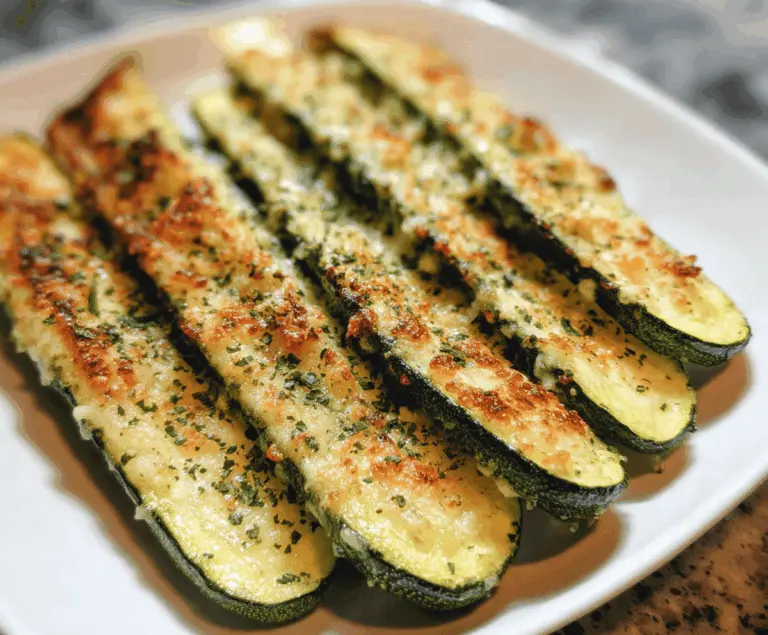 Easy Baked Parmesan Zucchini Recipe