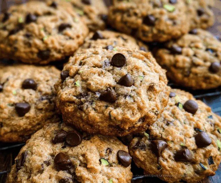 Easy Zucchini Chocolate Chip Cookies Recipe