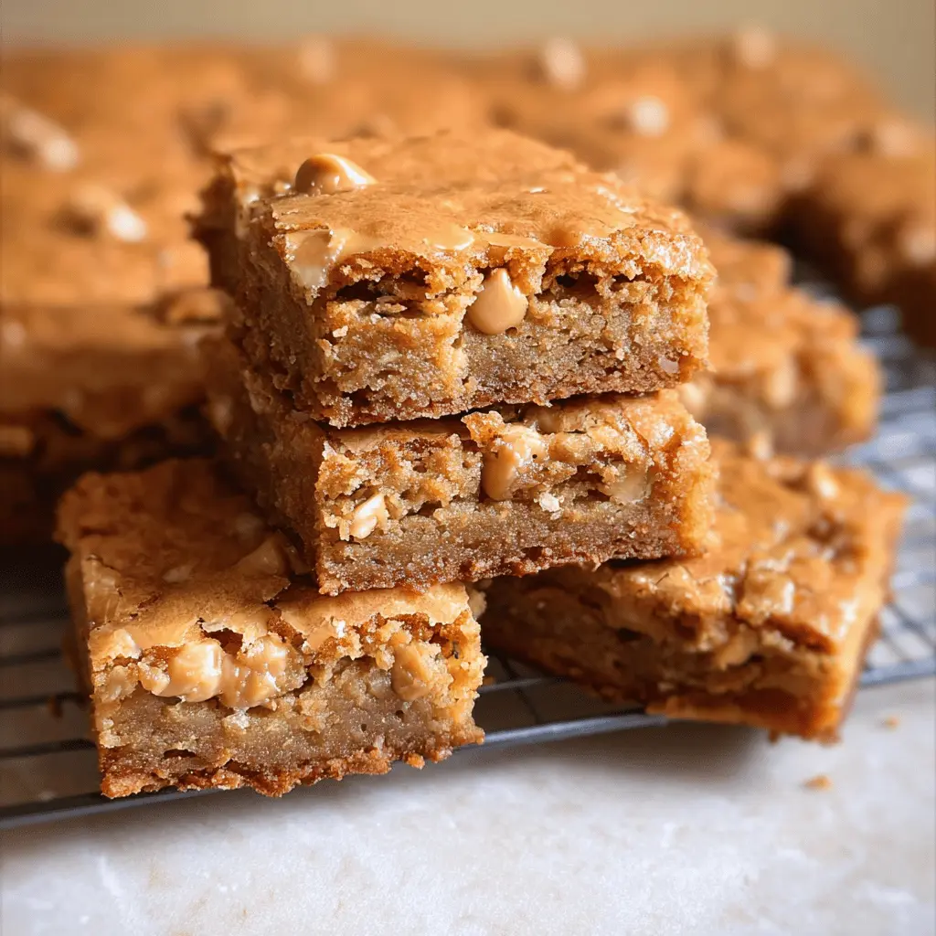 Chewy Butterscotch Zucchini Blondies Recipe