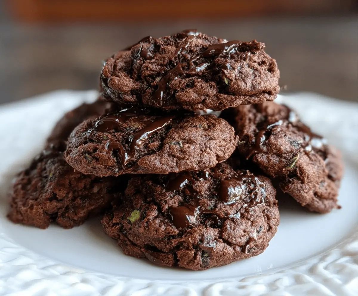 Moist Chocolate Zucchini Cookies Recipe