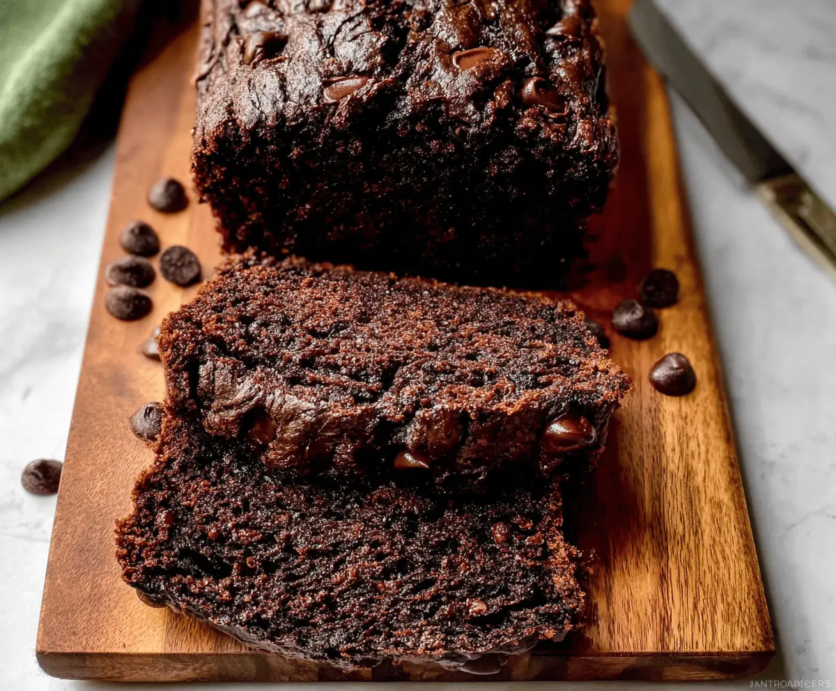 Super Moist Double Chocolate Zucchini Bread Recipe