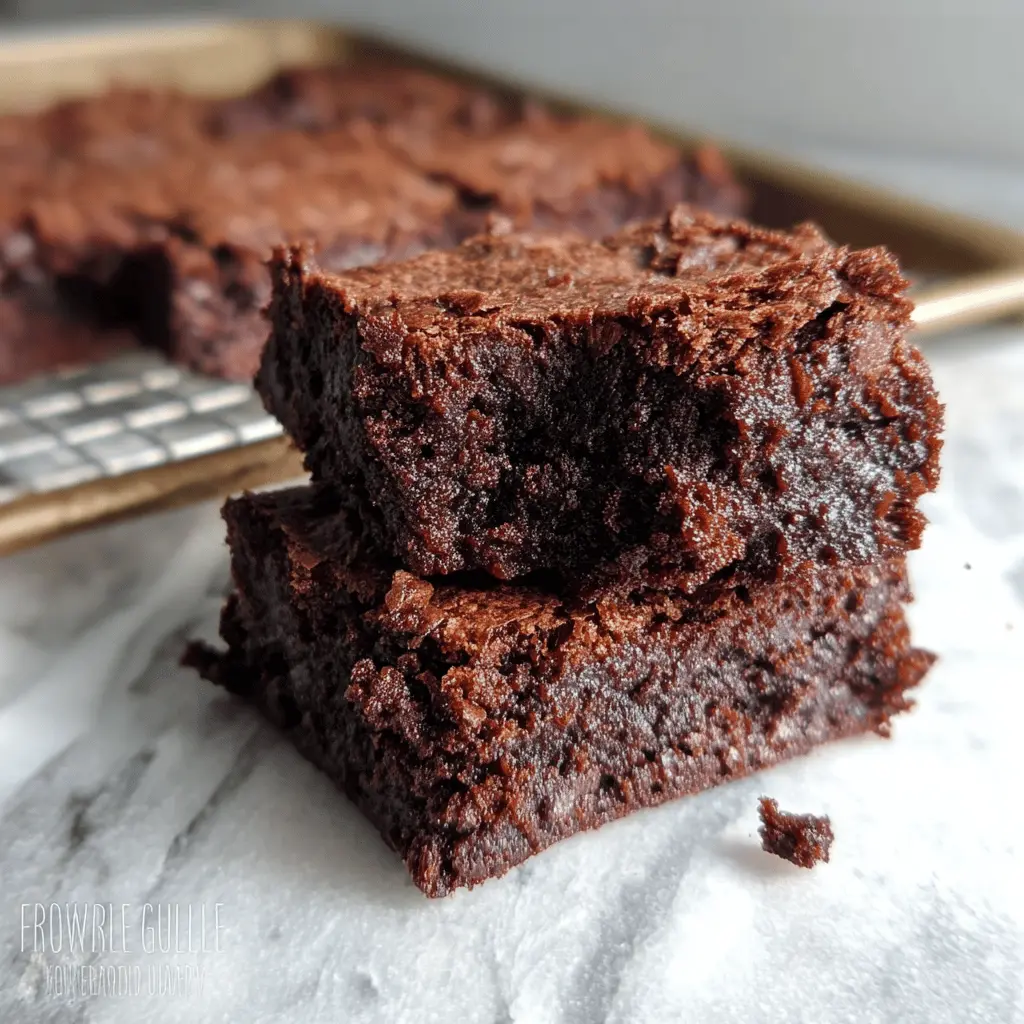 Easy 3-Ingredient Zucchini Brownies Recipe