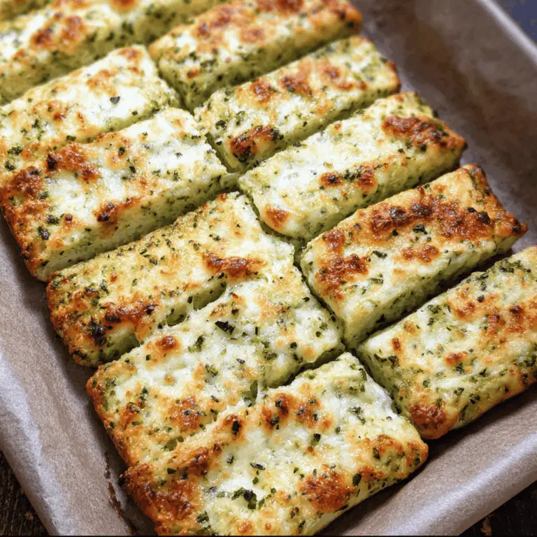 Easy Cheesy Zucchini Breadsticks Recipe