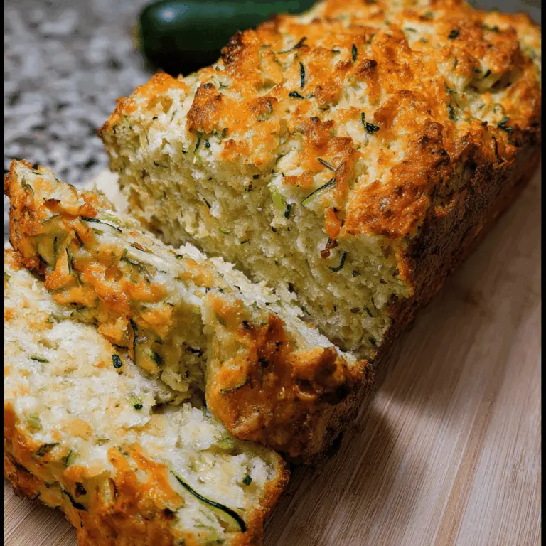 Easy Cheesy Zucchini Bread Recipe