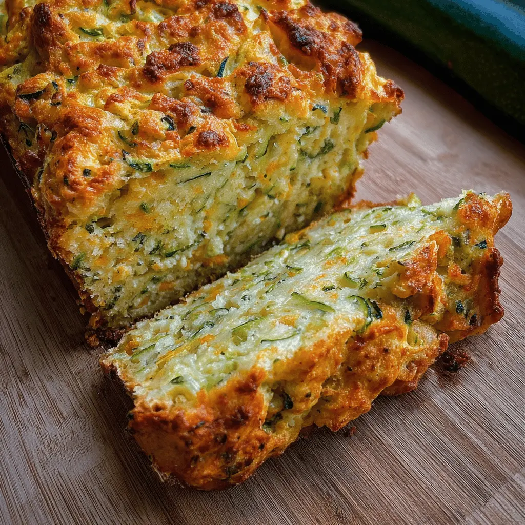 Easy Cheesy Zucchini Bread Recipe