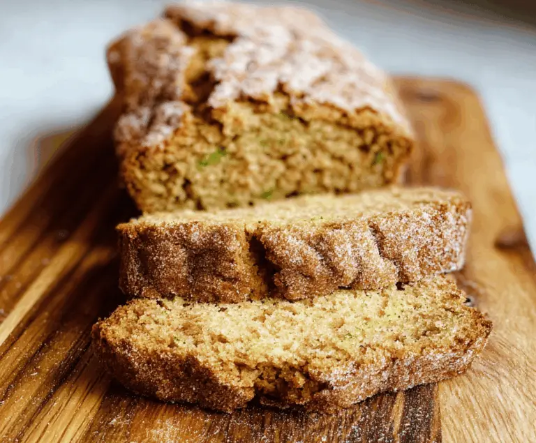 Moist Snickerdoodle Zucchini Bread Recipe