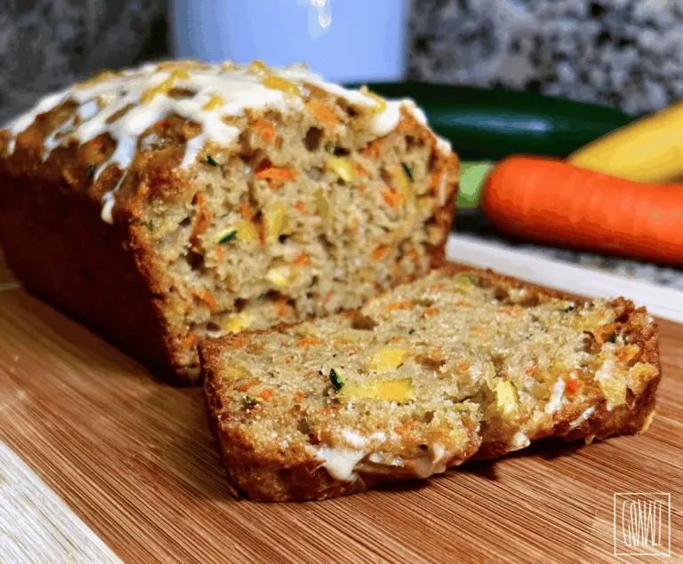 Healthy Carrot Apple Zucchini Bread Recipe