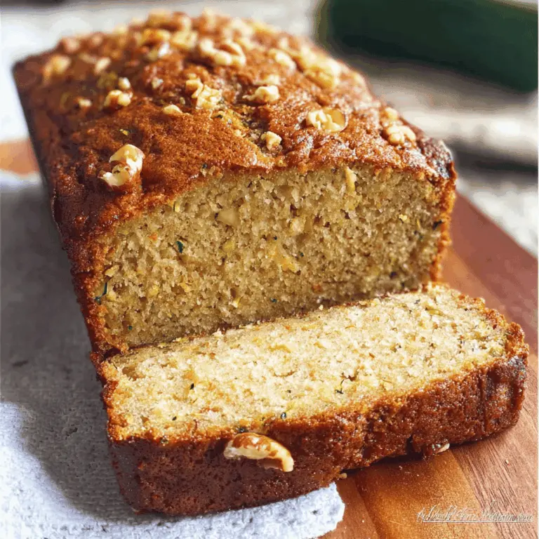Healthy Almond Flour Zucchini Bread Recipe