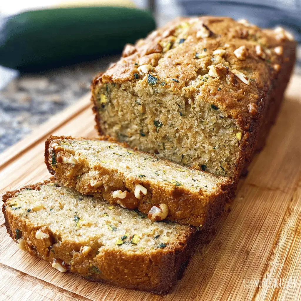 Healthy Almond Flour Zucchini Bread Recipe