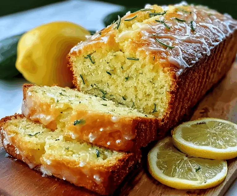 Moist Lemon Zucchini Bread Recipe