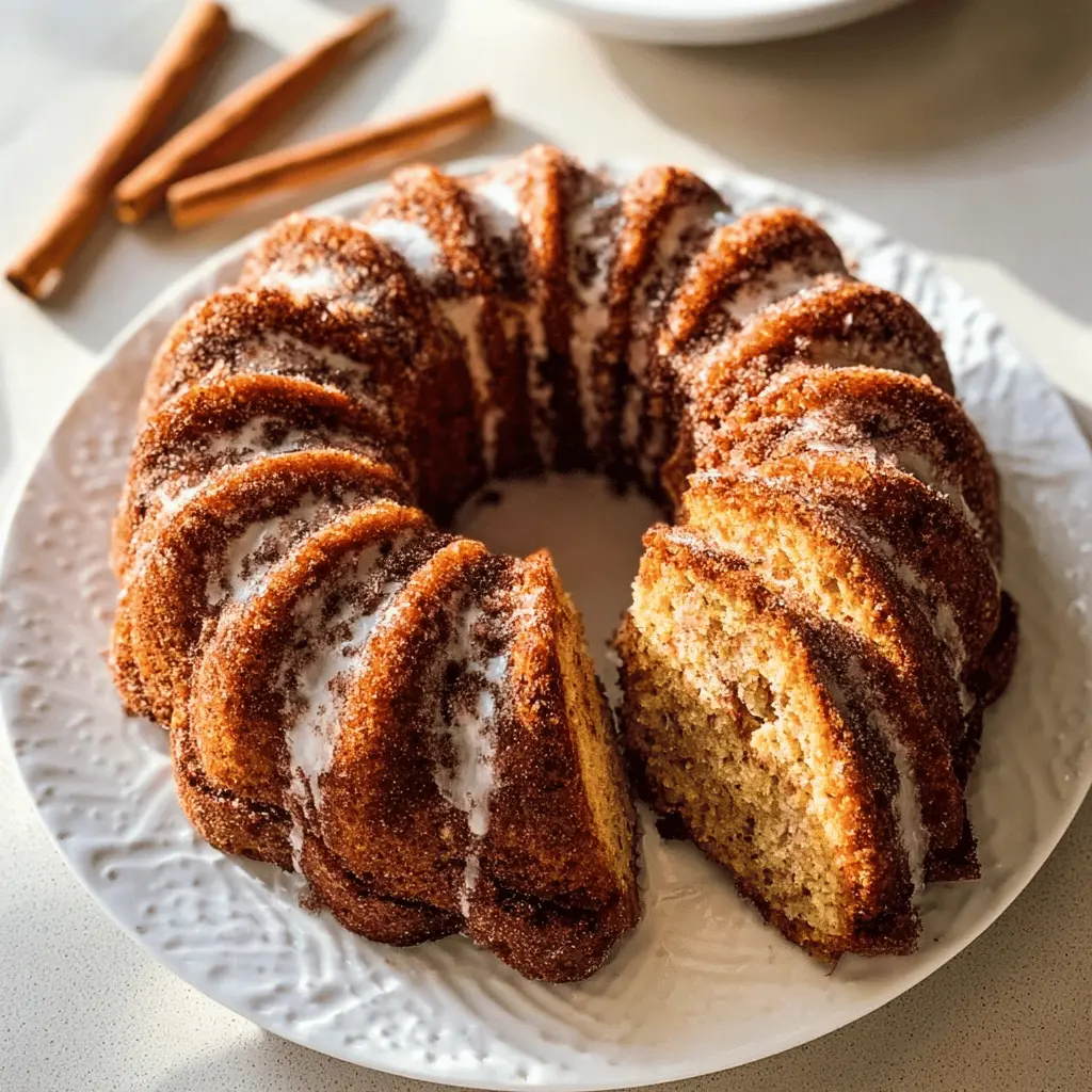 Moist Cinnamon Zucchini Bundt Bread Recipe