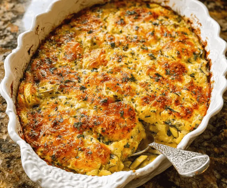 Cheesy Zucchini Squash Casserole Recipe