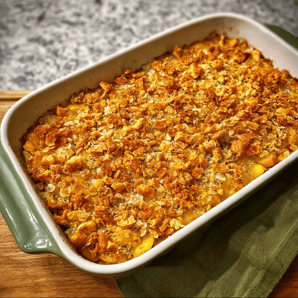 Easy Southern Squash Casserole Recipe