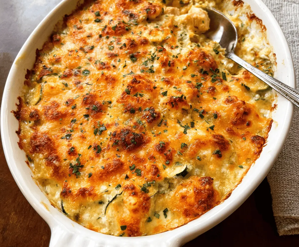 Easy Chicken Zucchini Casserole Recipe