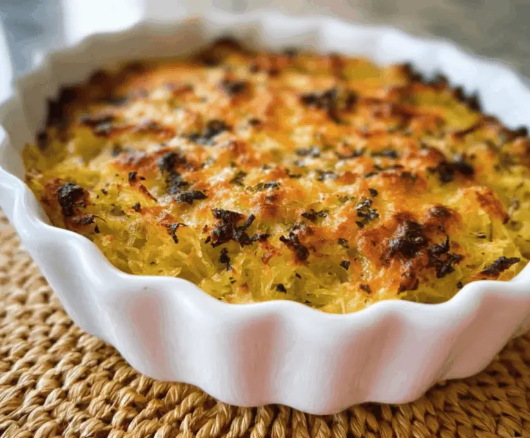 Healthy Spaghetti Squash Au Gratin Recipe