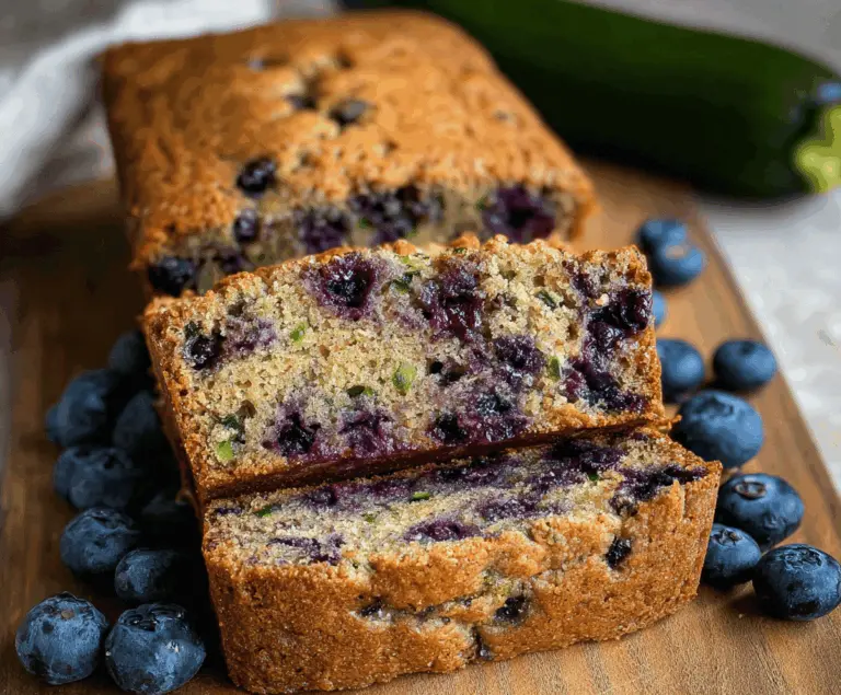Moist Blueberry Zucchini Bread Recipe
