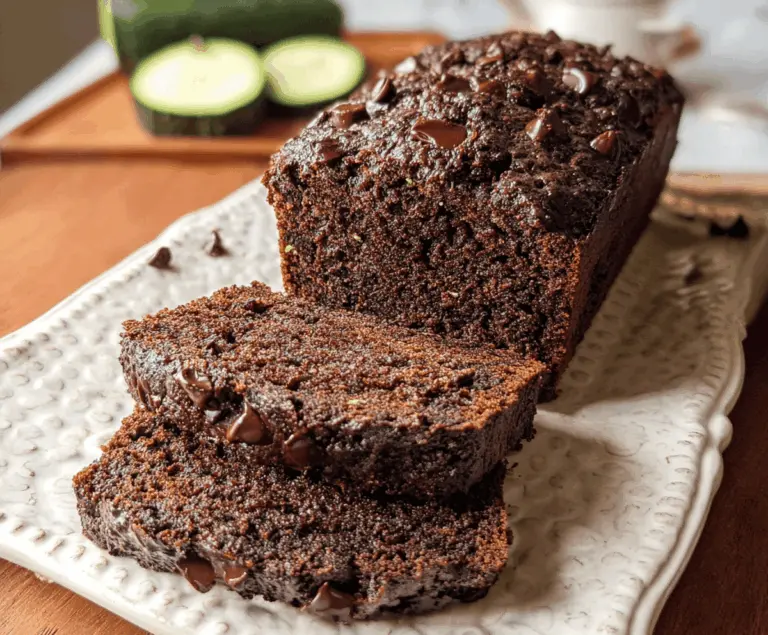 Moist Chocolate Zucchini Bread Recipe