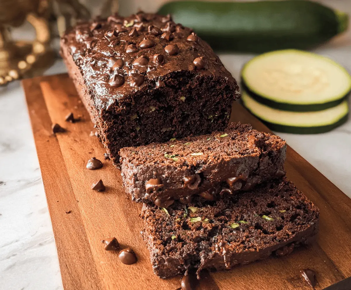 Moist Chocolate Zucchini Bread Recipe