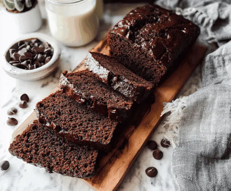 Healthy Chocolate Zucchini Bread Recipe