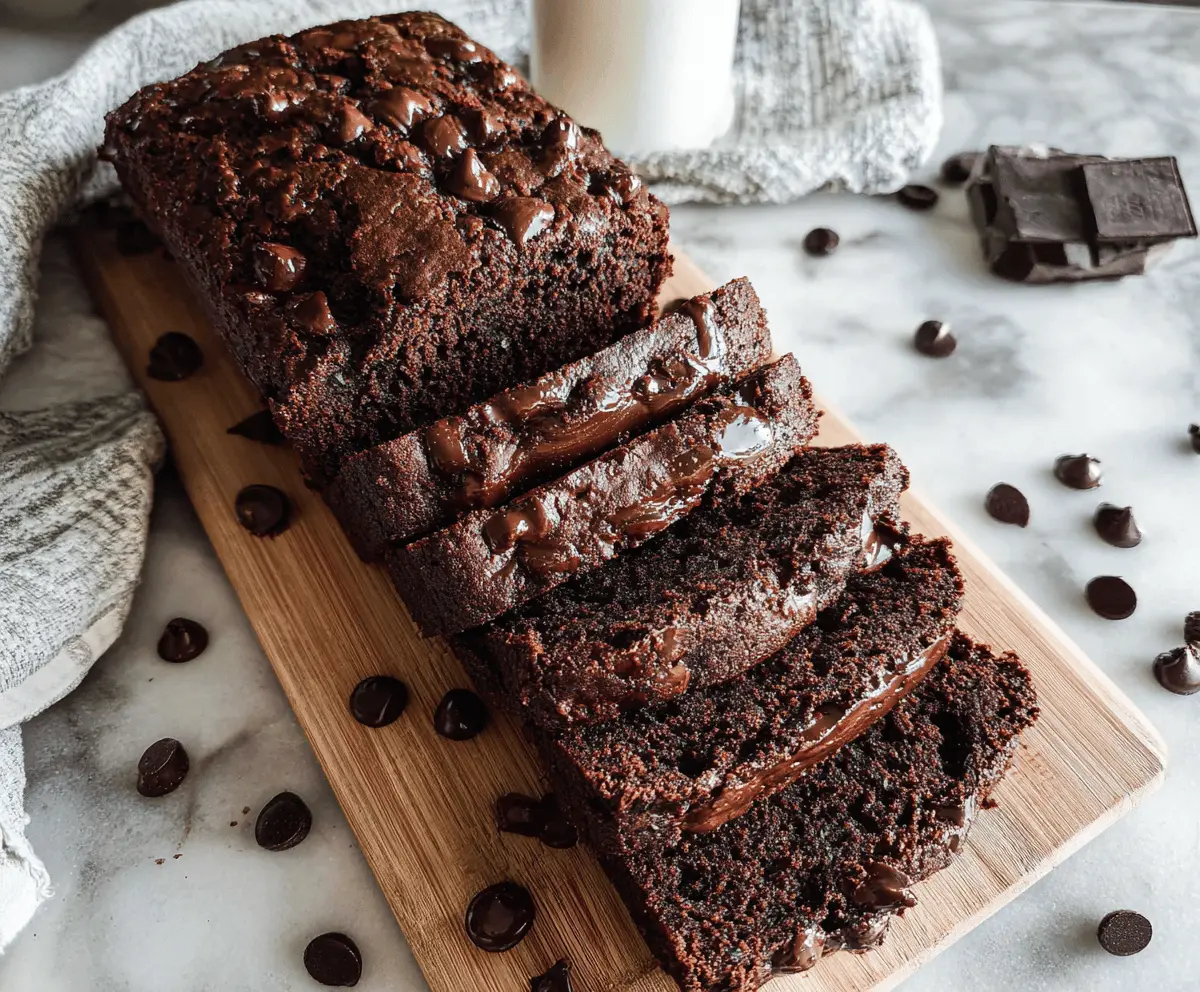 Healthy Chocolate Zucchini Bread Recipe