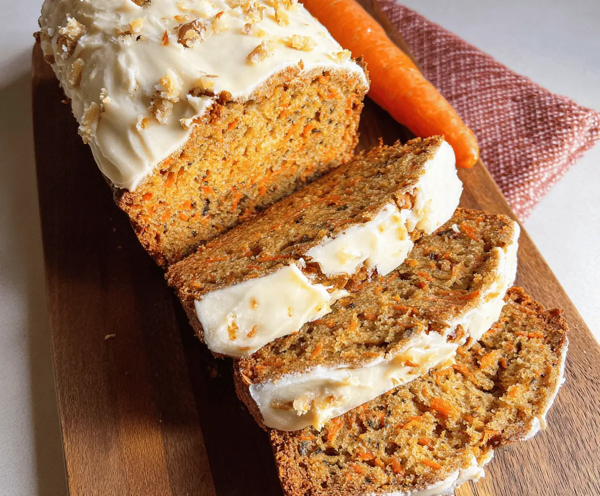 Moist and Easy Carrot Bread Recipe