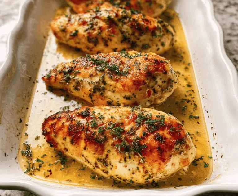 Garlic Butter Baked Chicken Breast Recipe