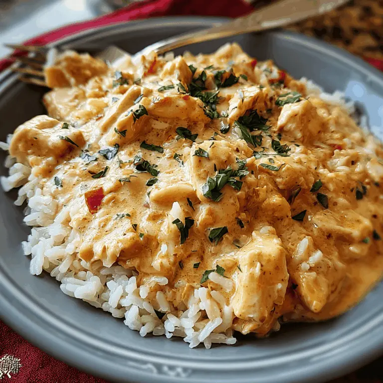 Easy Creamy Chicken and Rice Dinner Recipe